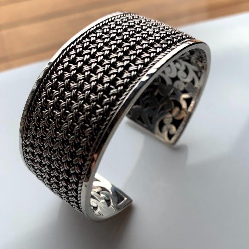 Designer " Lois Hill" handmade Cuff Bracelet